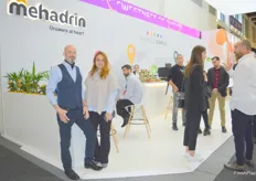 Mehadrin, the largest agricultural company in Israel were very busy at the show. Jacobo Strimling and Anna Avetsiyan said they met old and many new customers.